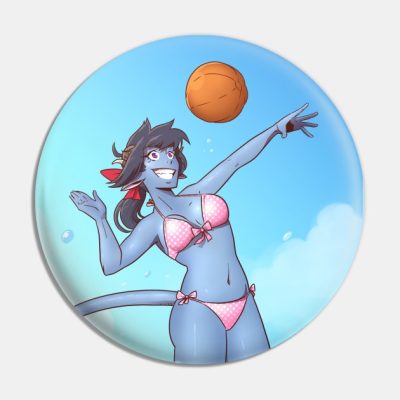 Blue Tiefling Volleyball Pin Official Critical Role Merch