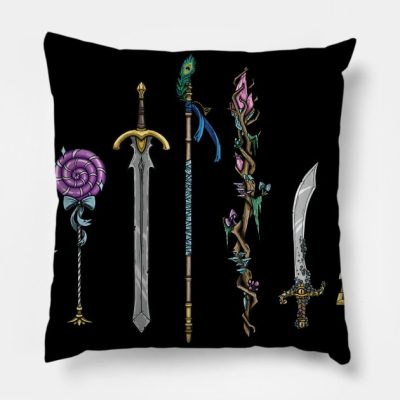 Mighty Nein Weapons Throw Pillow Official Critical Role Merch