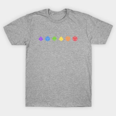 Minimalist Polyhedral Dice Set Trpg Tabletop Rpg G T-Shirt Official Critical Role Merch