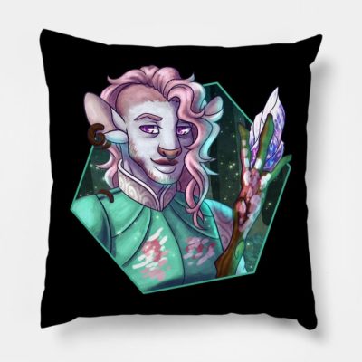 Caduceus Clay Of The Woods Throw Pillow Official Critical Role Merch