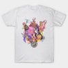 Campaign Three Party On White T-Shirt Official Critical Role Merch