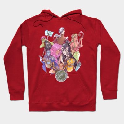 Campaign Three Party On White Hoodie Official Critical Role Merch