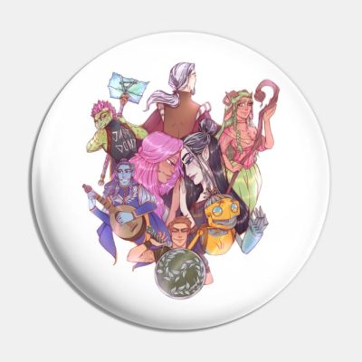 Campaign Three Party On White Pin Official Critical Role Merch