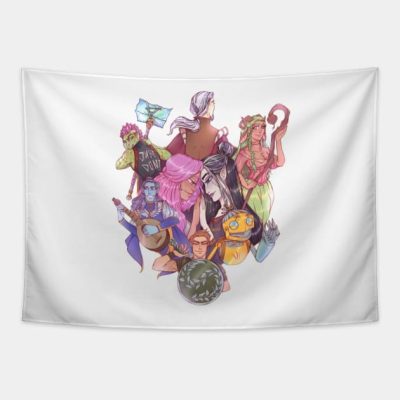 Campaign Three Party On White Tapestry Official Critical Role Merch