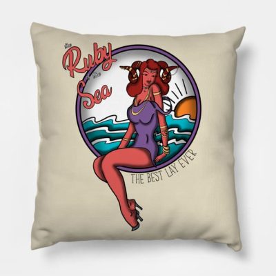 Ruby Of The Sea Throw Pillow Official Critical Role Merch