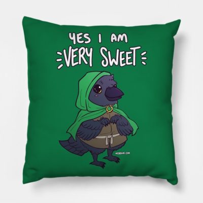 Yes I Am Very Sweet Throw Pillow Official Critical Role Merch