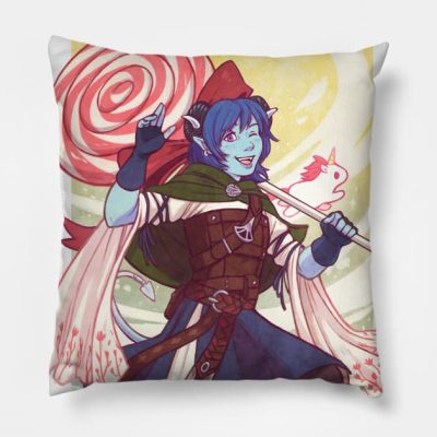 Jester Lavorre Throw Pillow Official Critical Role Merch