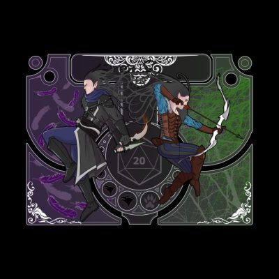 Rogue And Ranger Nouveau Tapestry Official Critical Role Merch