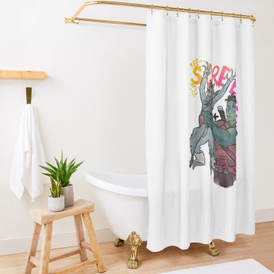 Fjord Tusktooth Love Shower Curtain Official Critical Role Merch