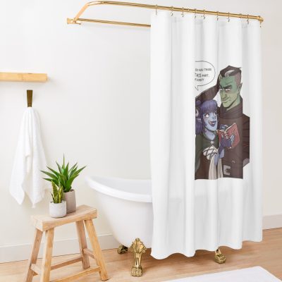 Fjord Tusktooth Love Girl Shower Curtain Official Critical Role Merch